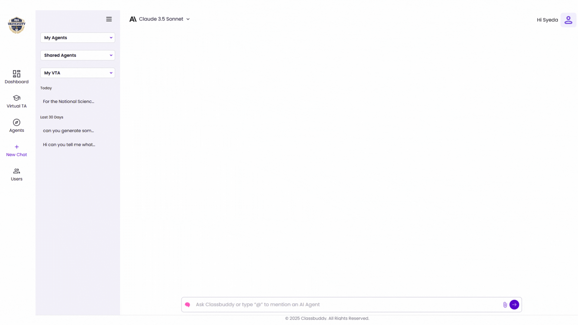 Grant Creation Agent - AI agent builder for universities