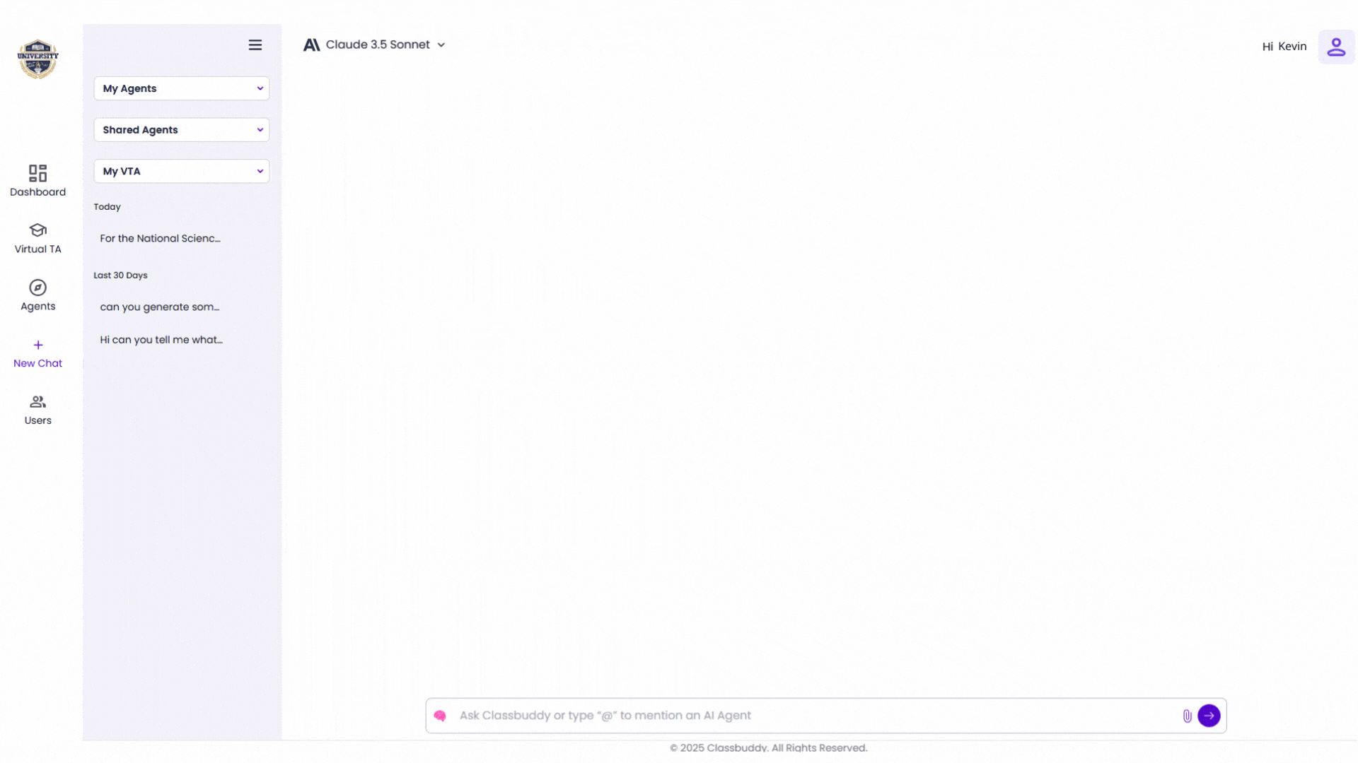 HR-Helpdesk-Agent chat - AI agent builder for universities